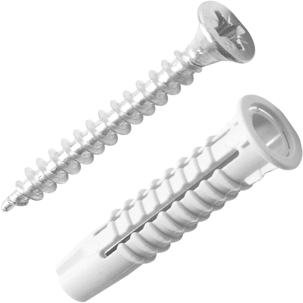 Дюбель потайной Standers PDU N 6×30 мм с шурупом 4×35 мм (50 шт) 83387790