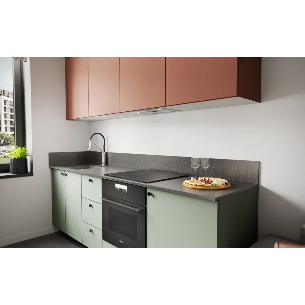 Фасад для кухни Konsensa Тара 59.7x25.3 см терракотовый МДФ 89385584 STLM-1449865 - Вид №8