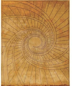 Tapis Rouge Прямоугольный коврик ручной работы La scala Tr1245