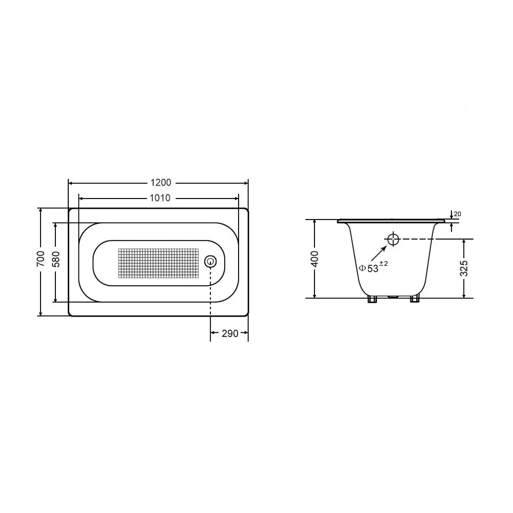 Ванна Goldman Classic чугун 120x70 см Santreyd STLM-2132707 - Вид №2