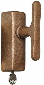 Dauby Оконная ручка из бронзы с замком Pure® 13380