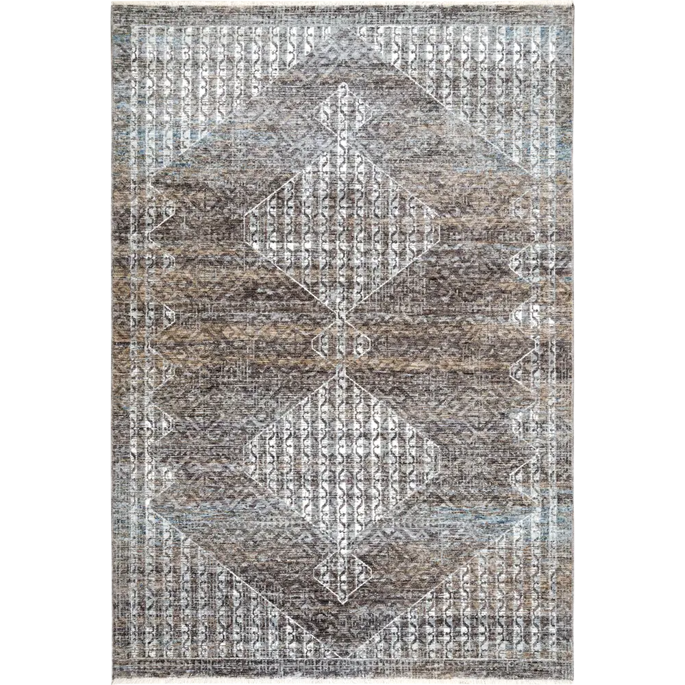 Ковер полиэстер Мирай 5501 Е 200x285 см цвет светло-коричневый CTIM STLM-2191860 - Вид №1