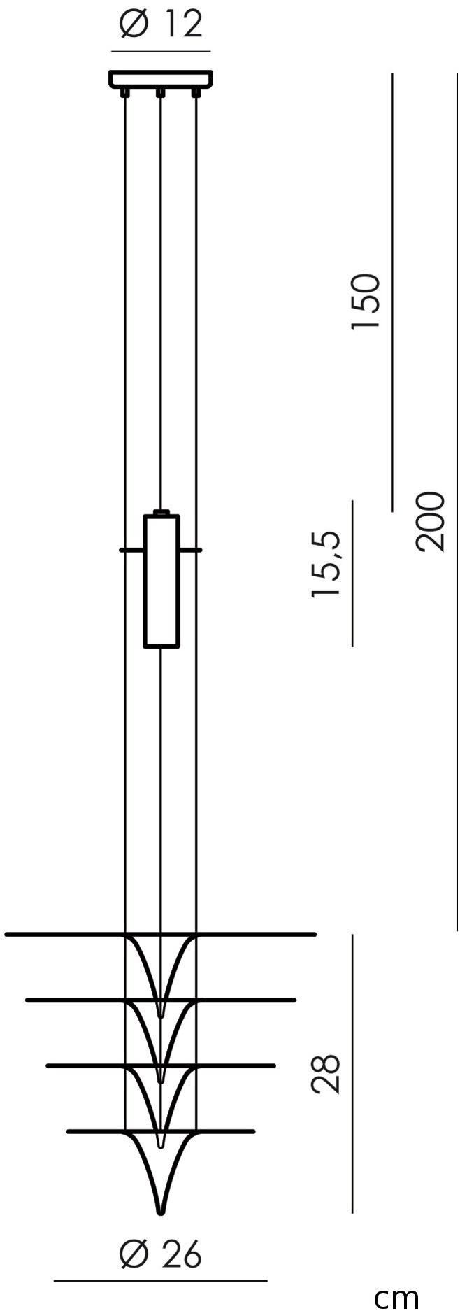 melogranoblu Подвесной светильник из дутого стекла Perfume sun-id-1393169 - Вид №2