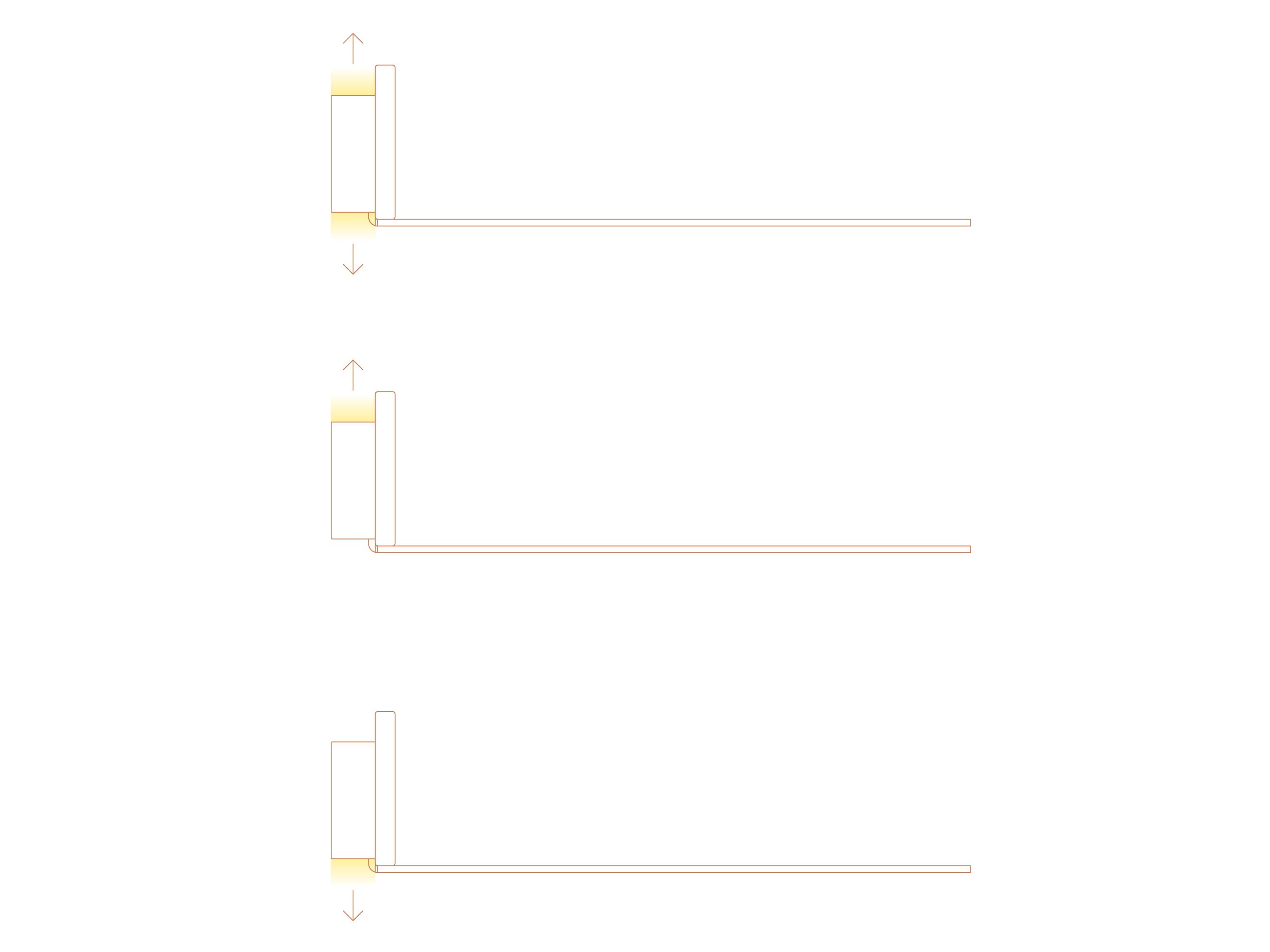 Металлическая полка со встроенным освещением XILIA OUTSTANDING ARCH-00105797 - Вид №8
