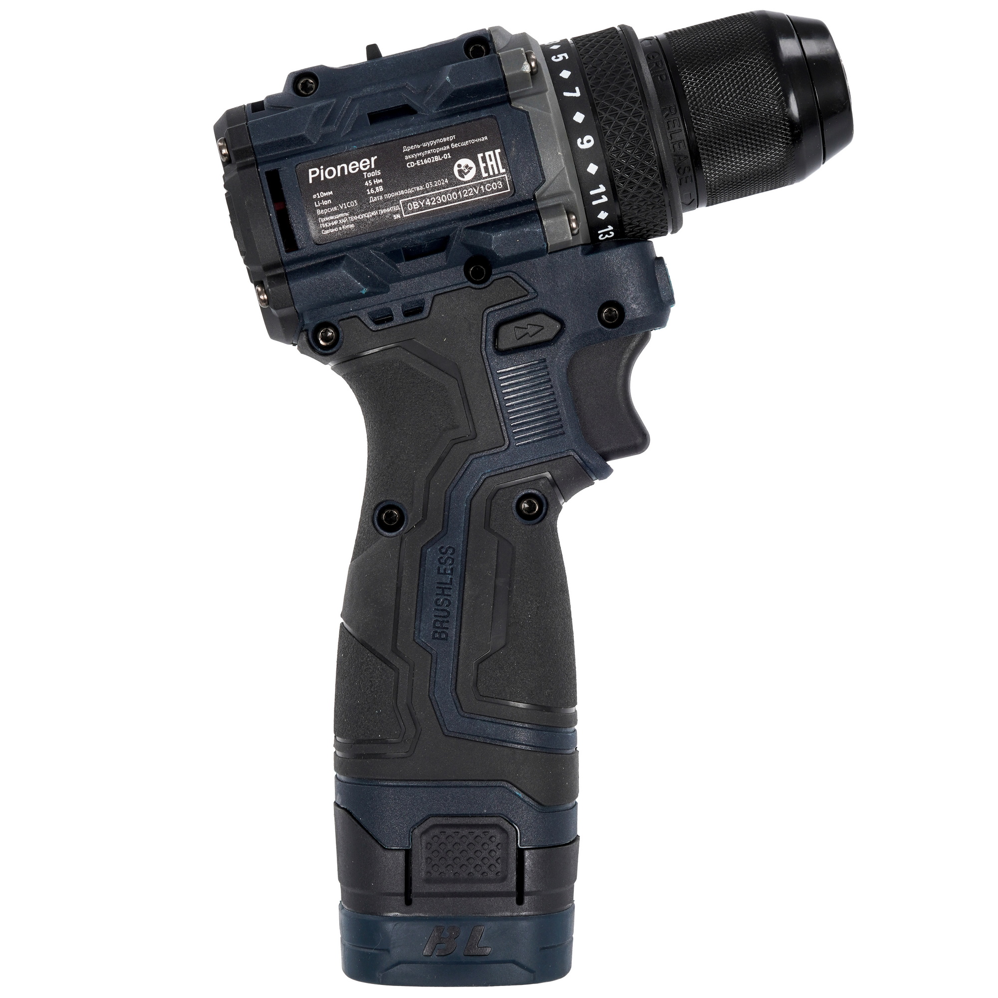 Дрель-шуруповерт Pioneer CD-E1602BL-01 9216872 STDN-0059651 - Вид №2