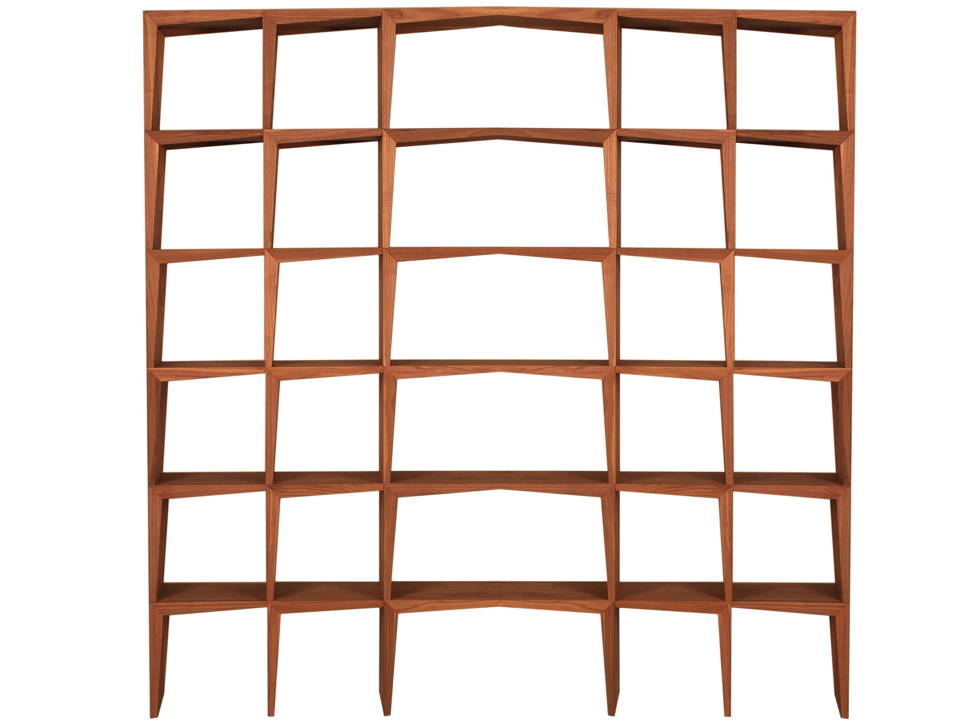 Книжный шкаф с двусторонним рисунком из ясеня Morelato KANT ARCH-00006430 - Вид №5