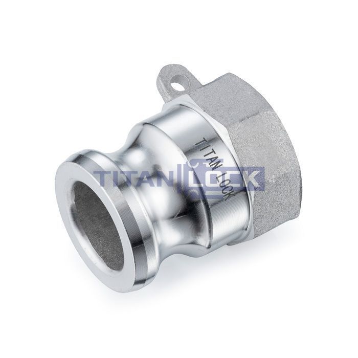 Камлок алюминиевый тип А серия "EcoLine" ниппель, внутр. резьба BSP 1/2", TL50AAL-EL TITAN LOCK  - Вид №2