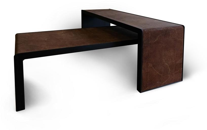 Garbarino Журнальный столик из дуба и мрамора  Ap  - Вид №1