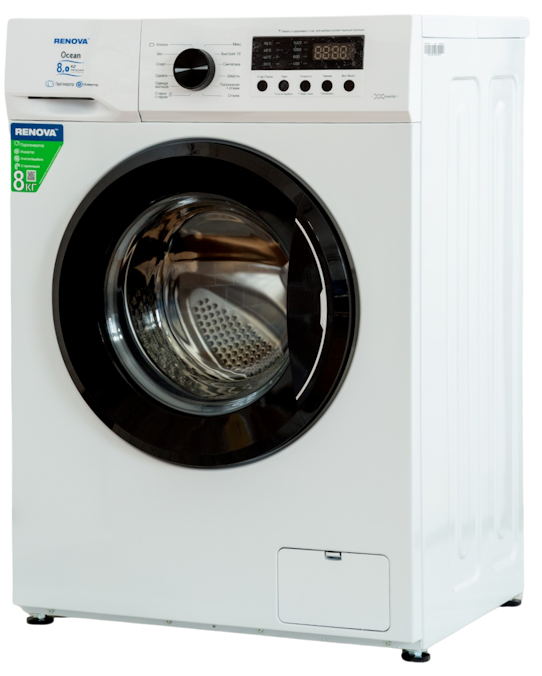 9182152 Стиральная машина RENOVA WAF-8014ISM31 белый STDN-0100722 - Вид №1