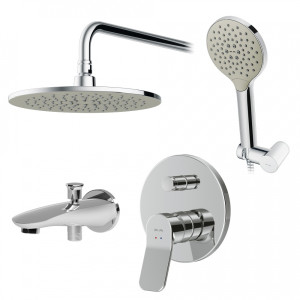 FB85A10010 набор: см-ль д/в/душа верхний душ 250 мм держатель д/верхн.душа душ.набор (ручн AM.PM X-Joy