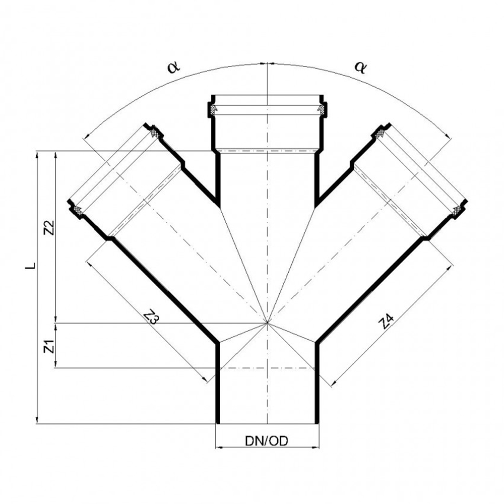 02695 Крестовины Tece  - Вид №1