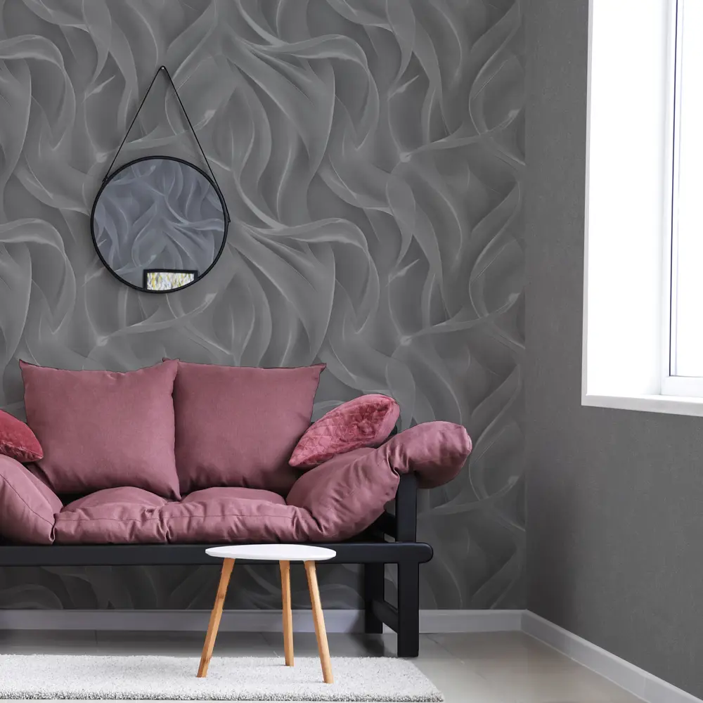 Флизелиновые обои Галактика графит 1.06 м - Московская обойная фабрика 89399392 STLM-1379177 - Вид №3