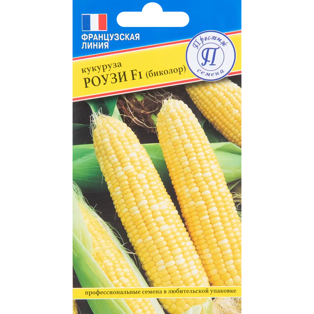 ПРЕСТИЖ СЕМЕНА Кукуруза сладкая Роузи F1 - двуцветный гибрид 83520054 STLM-0959468
