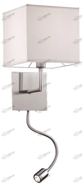 Terzo Light Настенный светильник из стали и пвх с гибким кронштейном  V4092600 