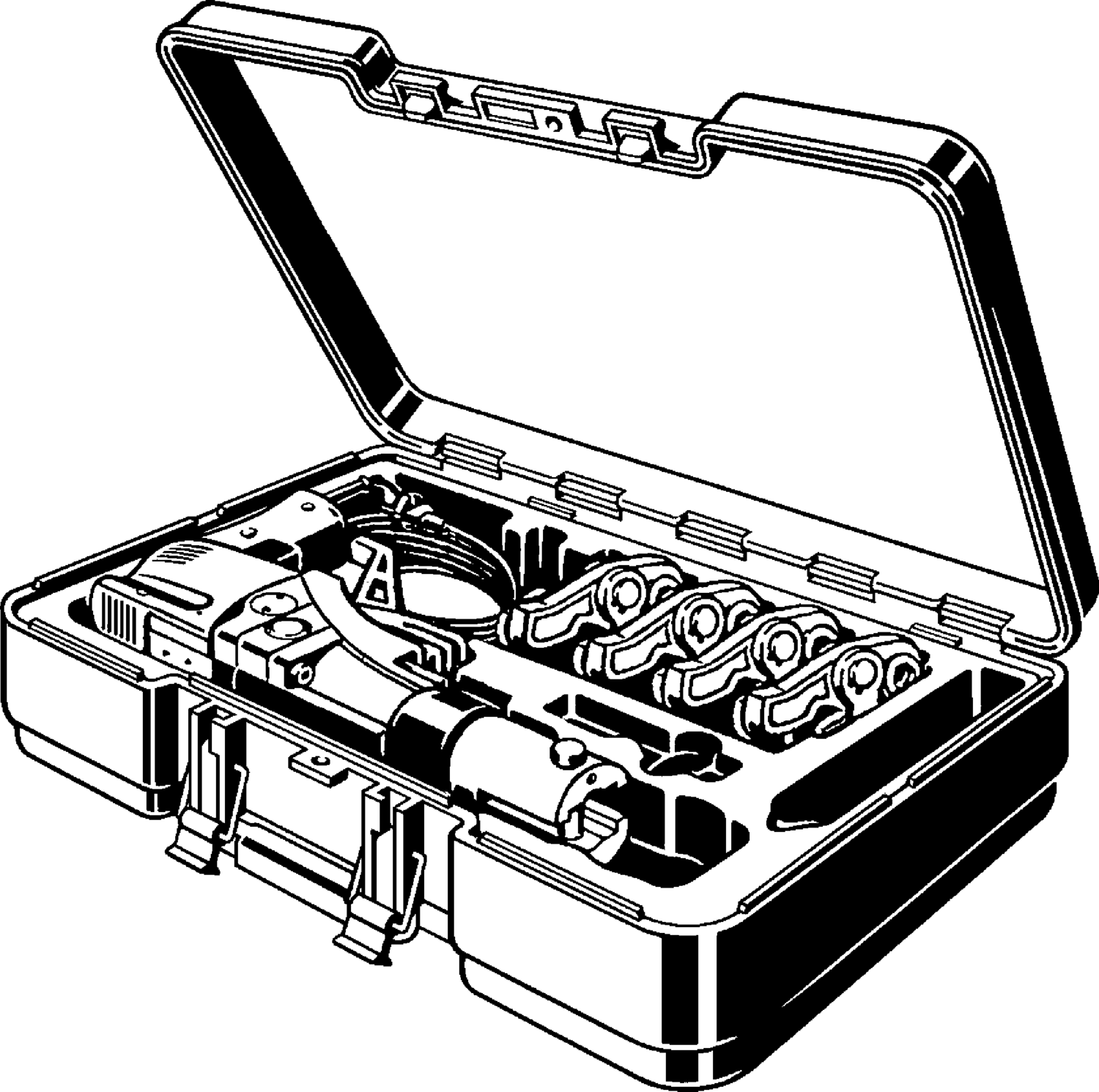 380 243 1) Модель 2280 Трубопроводные системы  Системные пресс-инструменты  Системные пресс-инструменты  Блок питания от сети / 230 В Santreyd  - Вид №1