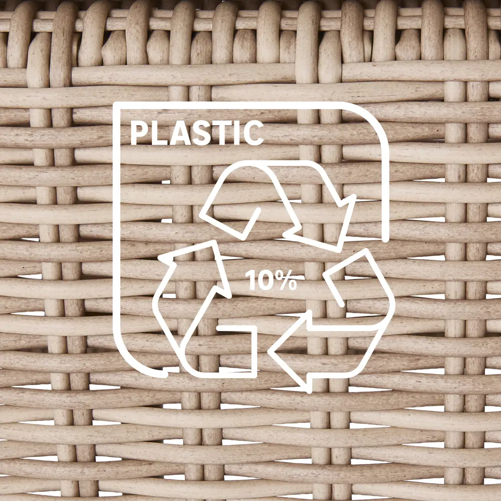 Набор садовой мебели Naterial Medena полиротанг цвет бежевый STLM-2075461 - Вид №14