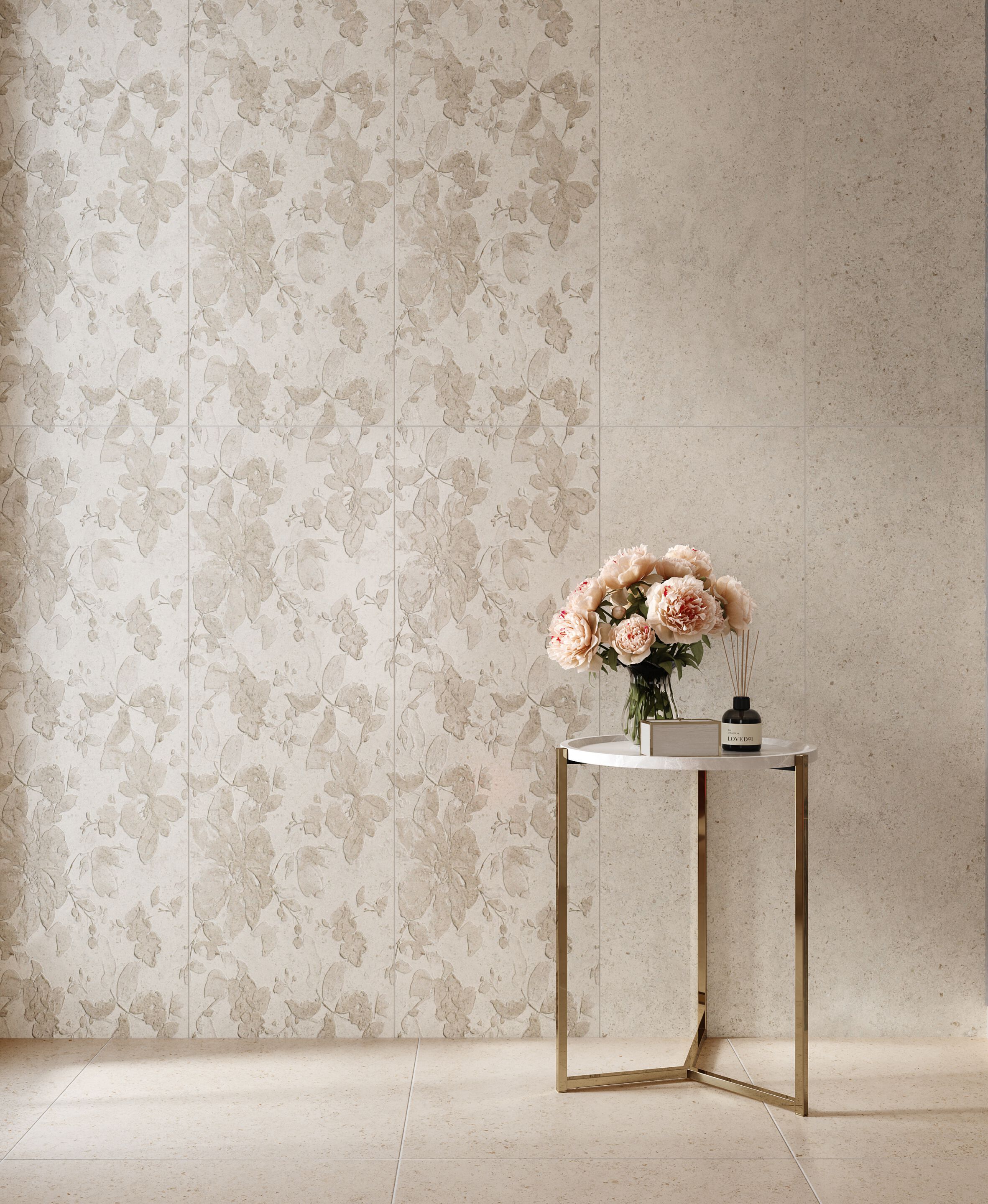 Пол / облицовка керамогранита с эффектом камня Kaleseramik ванная комната ARCH-00004488