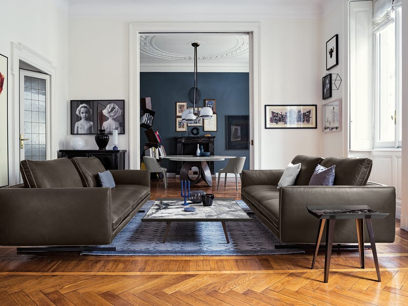 3-местный кожаный диван Arketipo MOSS ARCH-00146882