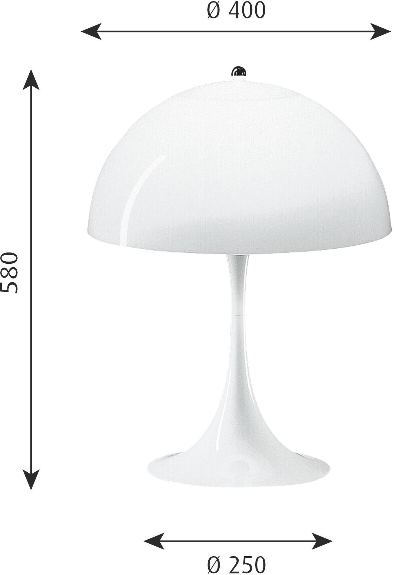 Louis Poulsen Настольная лампа из акрилового стекла Panthella sun-id-1419164 - Вид №11