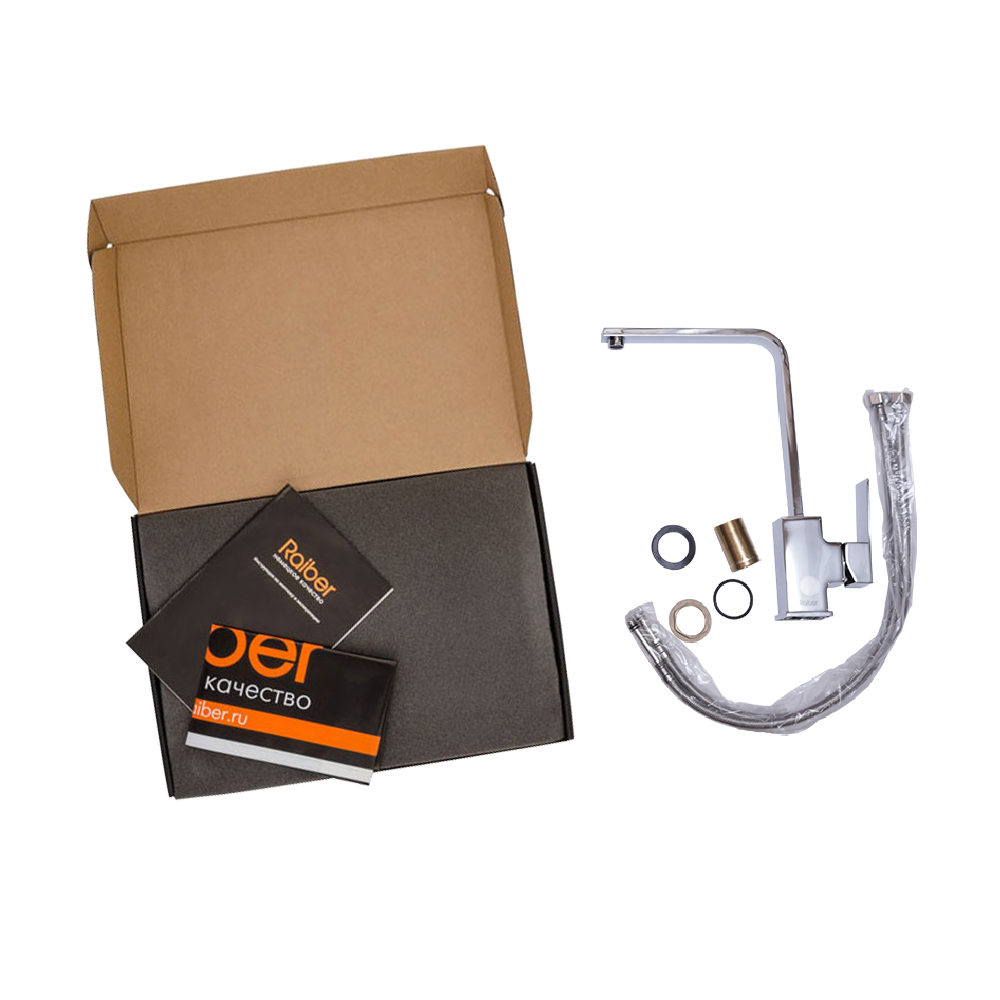 R1603 Смеситель для кухни Zuks однорычажный, боковой Raiber  - Вид №3