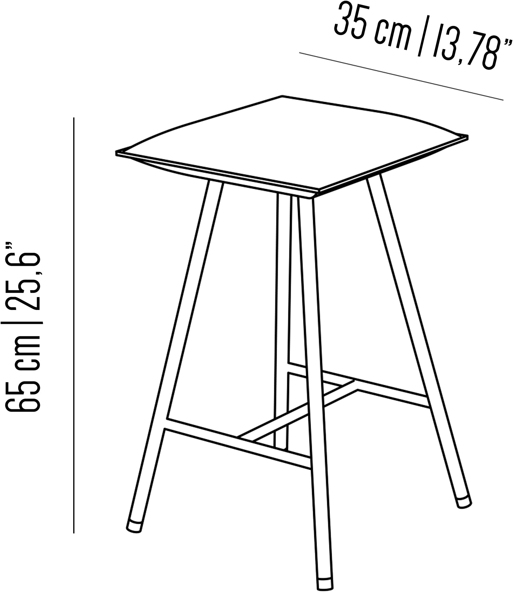 Il Bronzetto Табурет из железа с подставкой для ног Soft iron Sir 05 m - Вид №1