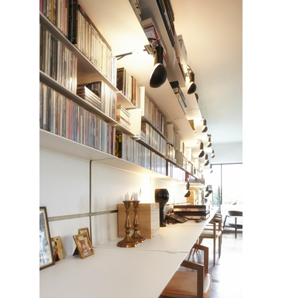 FROST Полка 4037 15x45x100cm » белая Алюминий Белый U4037-W  - Вид №4