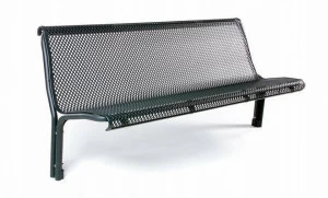 Euroform W Скамья из металла со спинкой Contour