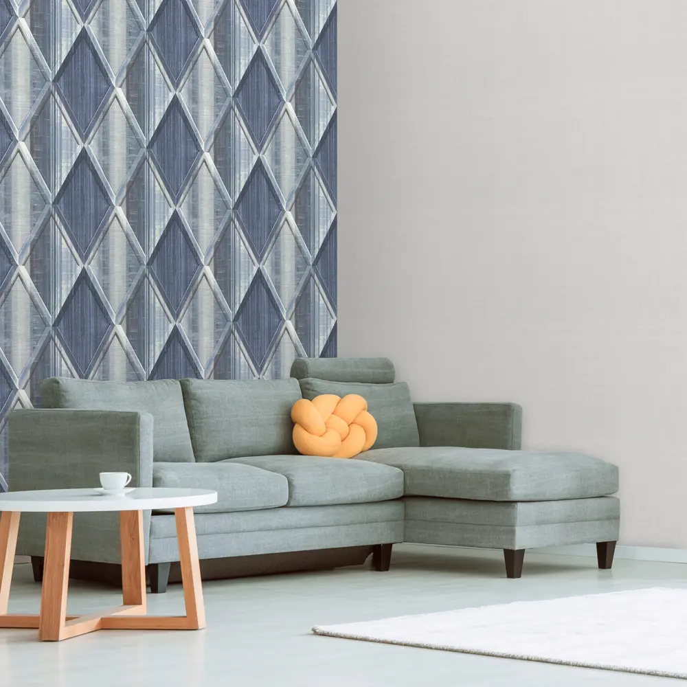 Обои флизелиновые Deco-Deco Chalet голубые 1.06 м DD6045-20 STLM-2191405 - Вид №2