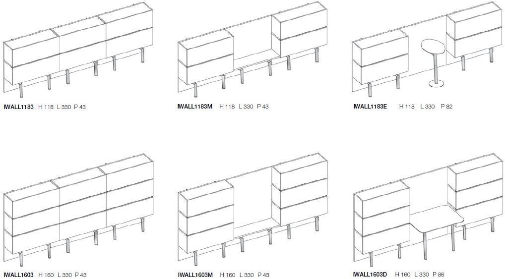 NEWTOM by Ultom Низкий офисный шкаф Isotta sun-id-1496375 - Вид №5