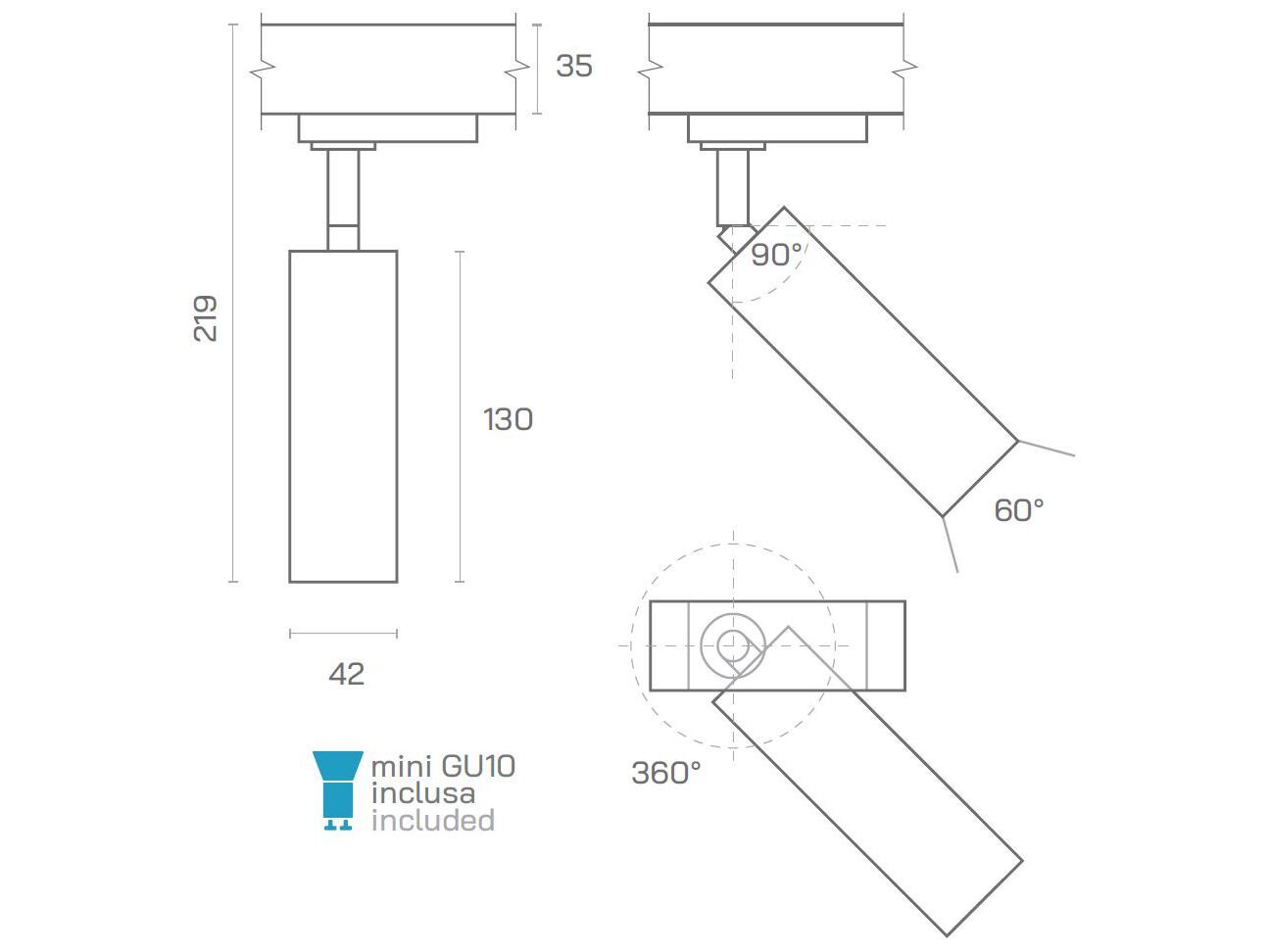 Алюминиевое освещение трека Amarcords Tobe ARCH-00106774 - Вид №15