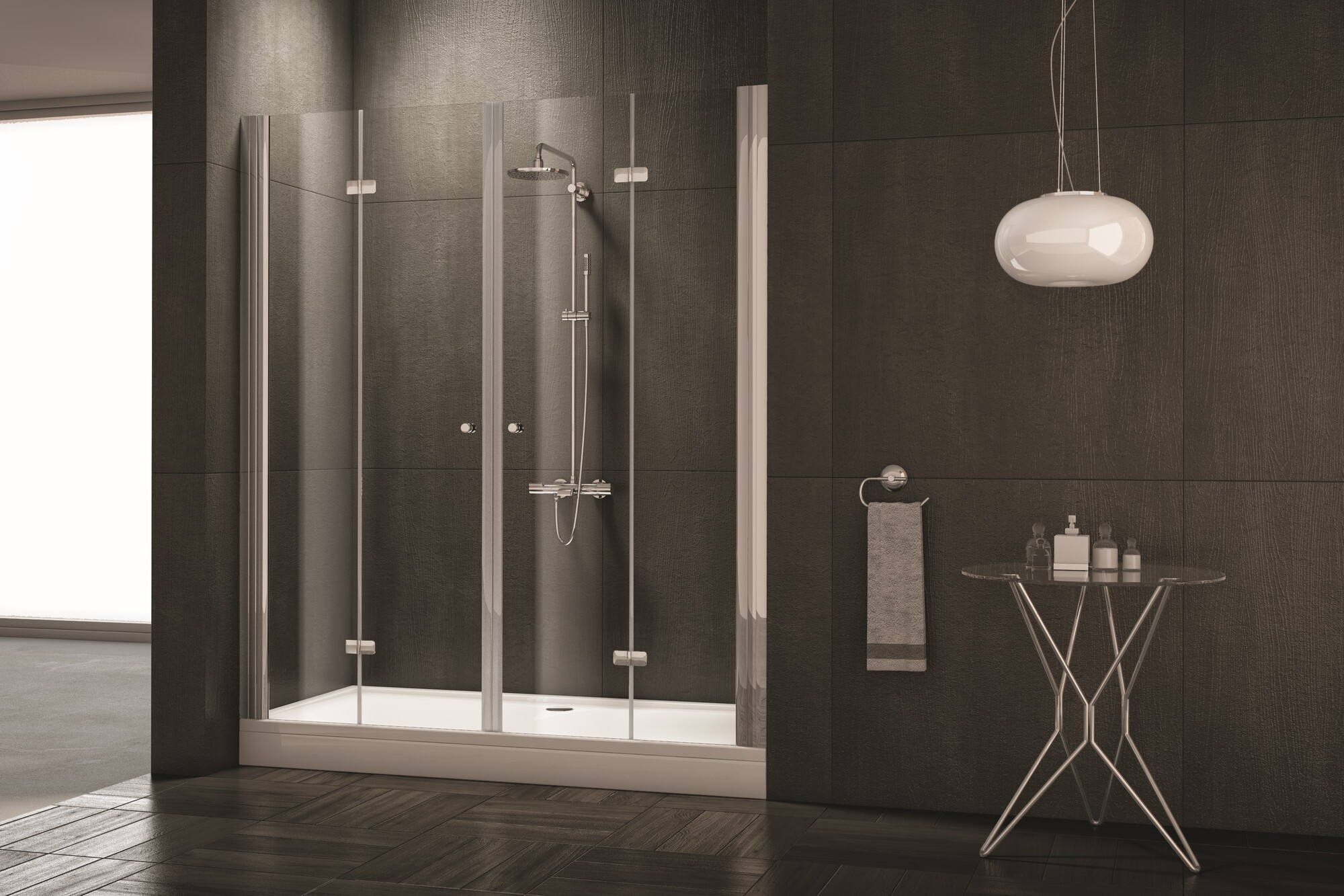 Душевая дверь в нишу Terra 00626  Словения Kolpa-San - Вид №1