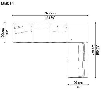 B&B Italia Кожаный диван Dock sun-id-1441060 - Вид №31