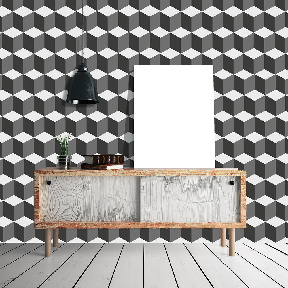 Декор для стен 3D Cubes Pattern Walplus WM5101X8 - Вид №4