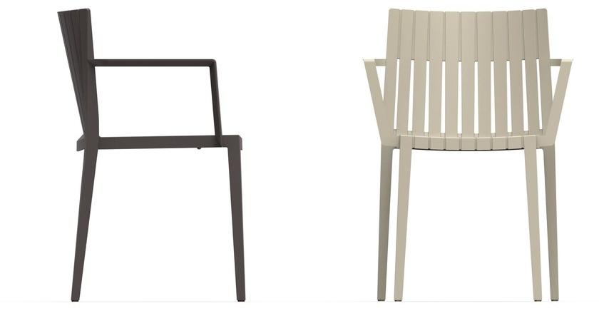 VONDOM Садовый стул из полипропилена с подлокотниками Spritz 56015 - Вид №1