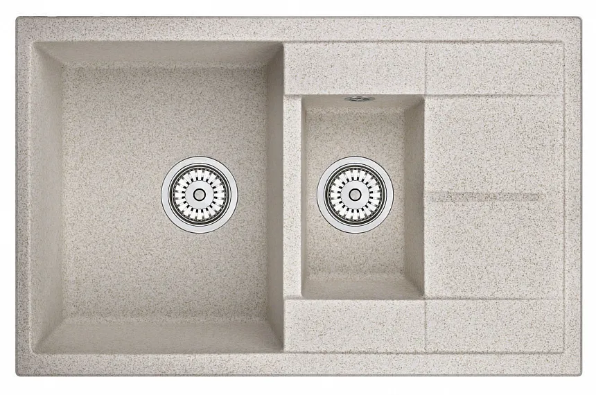 7802, ПИРИТ, кухонная мойка, кварц GRANULA 7802-ST236 - Вид №1