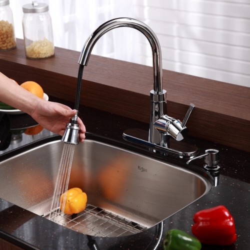 KBU12-KPF2220SN Мойка кухонная прямоугольная Krausru  - Вид №13