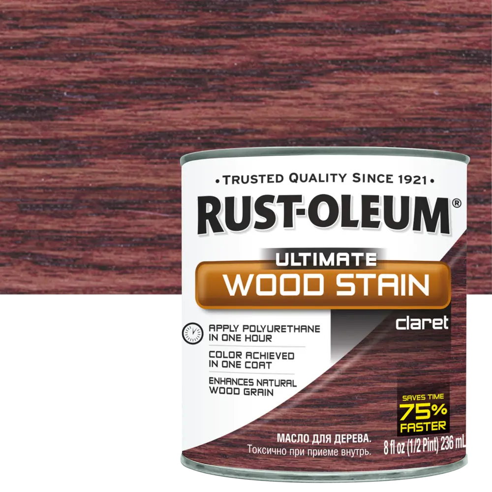 Масло тонирующее Ultimate цвет красное вино 0.236 л 82482316 STLM-2082105 RUST-OLEUM 