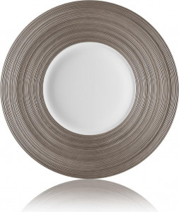 56414 JL Coquet Тарелка обеденная 26см "Хемисфер" (платиновый) Фарфор