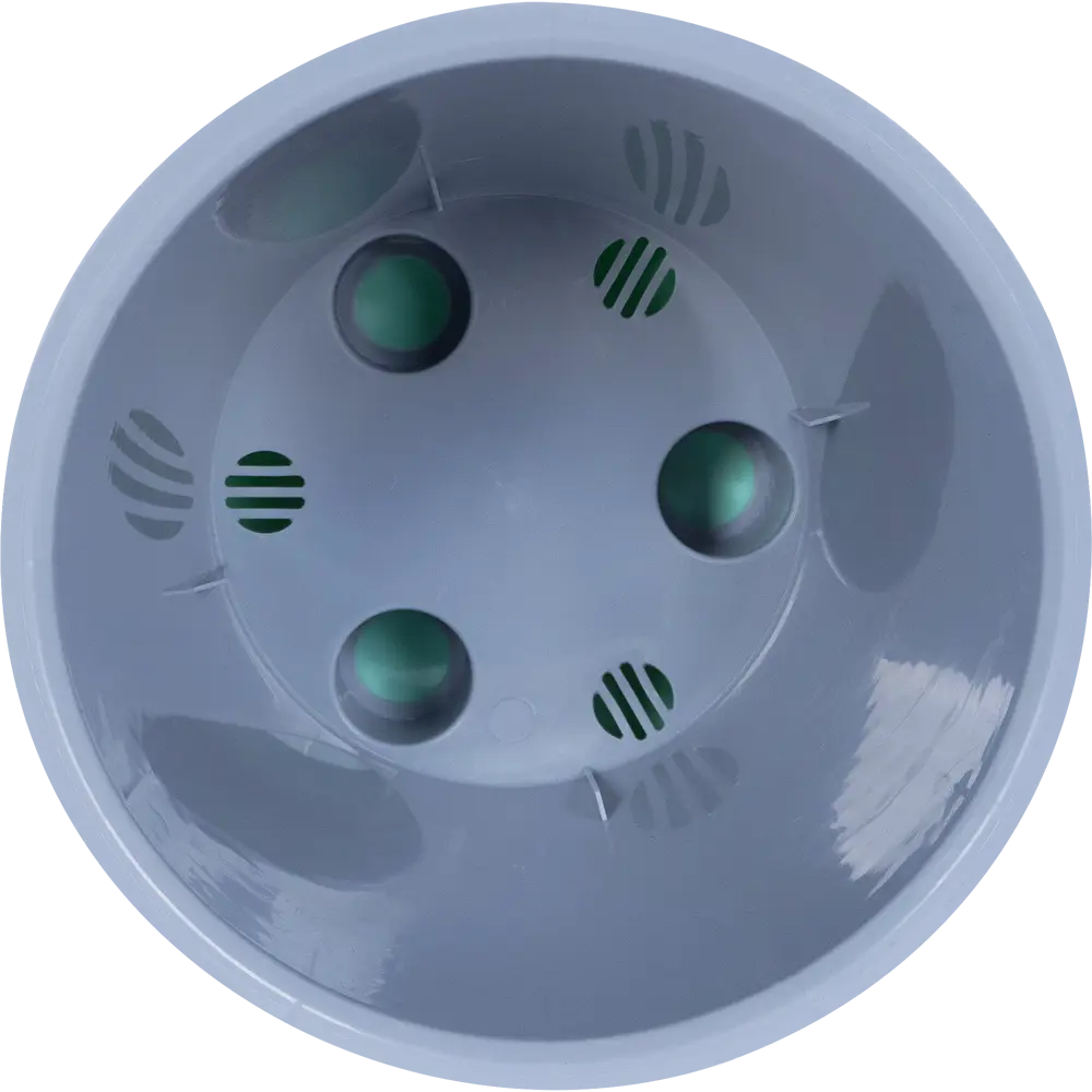 Горшок цветочный Ingreen Фиджи ø16 h14.5 см v1.6 л пластик бирюзовый STLM-2072542 - Вид №1