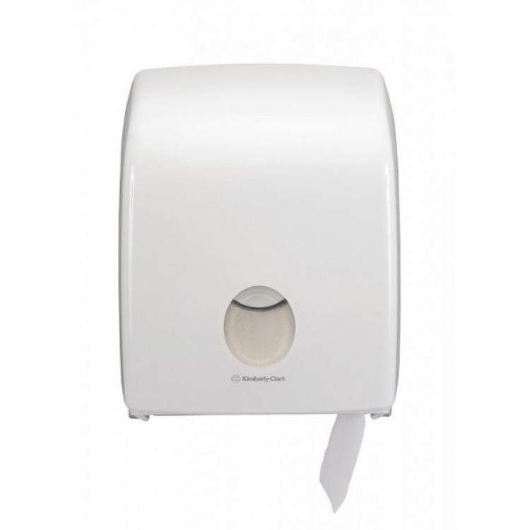 6958 Kimberly Clark Диспенсер для туалетной бумаги в больших рулонах из пластика белый Kimberly Clark Professional Aquarius mini Jumbo 6958 белый  - Вид №1