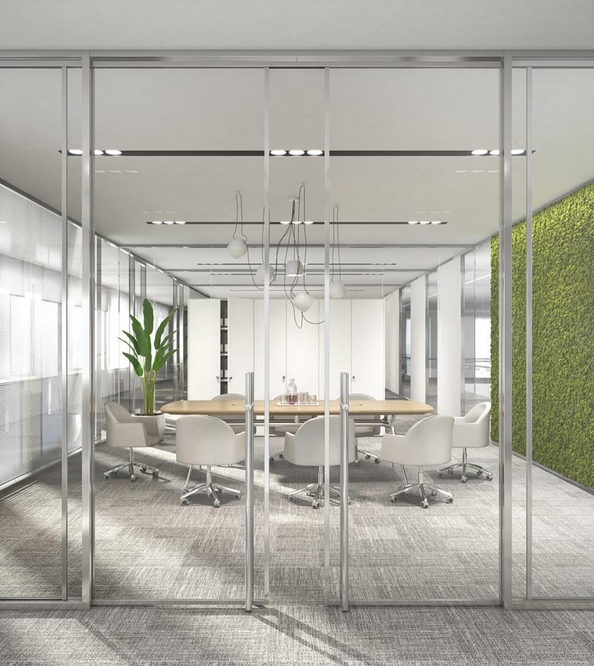 ESTEL GROUP Мобильная перегородка из закаленного стекла для офиса sun-id-1464530 - Вид №22