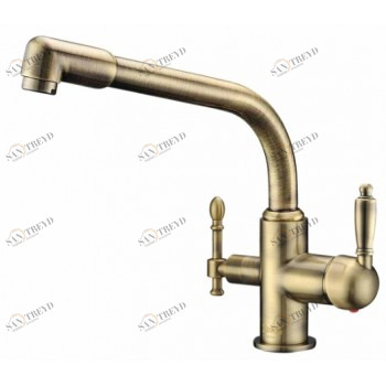 Zorg ZR 319 YF-33 Br Смеситель для кухни Zorg 270х222 мм 