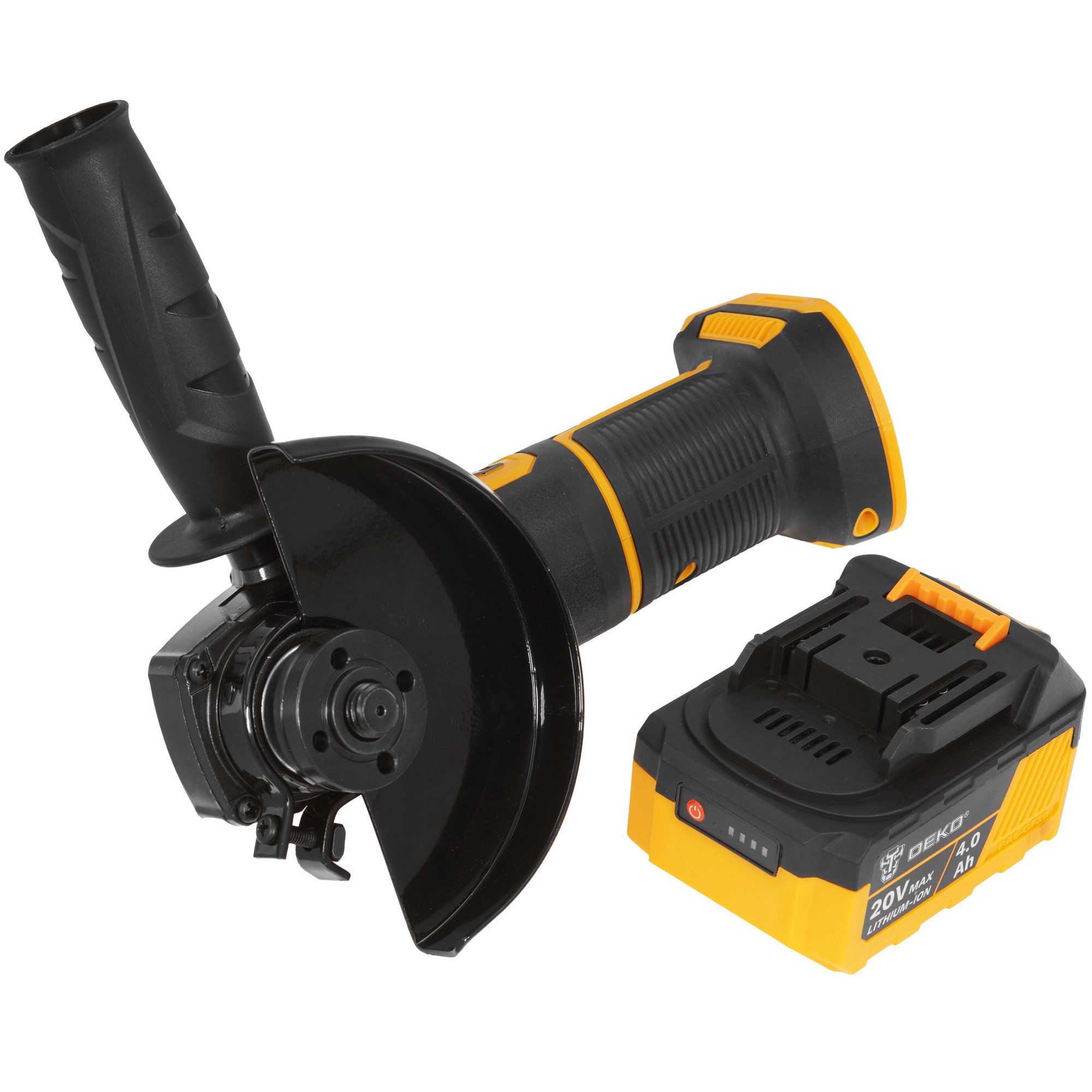 Углошлифовальная машина (УШМ) DEKO DKAG20-125 MAX 20V 5407852 STDN-0053292 - Вид №5