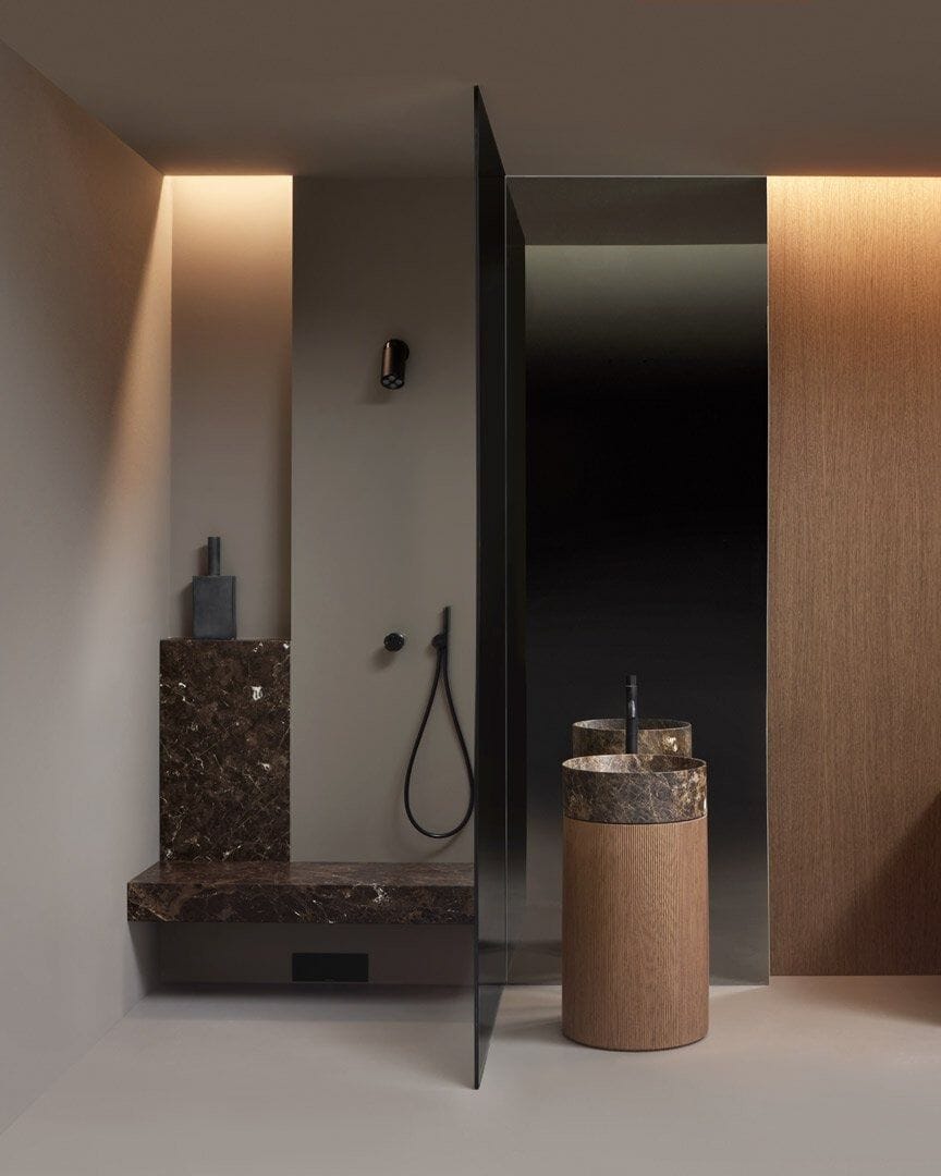 Отдельно стоящий круглый умывальник Antoniolupi RIGATINO ARCH-00044097 - Вид №2