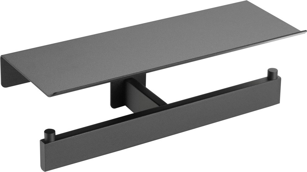 AI2006B Двойной держатель для рулонов туалетной бумаги с полкой mediclinics 