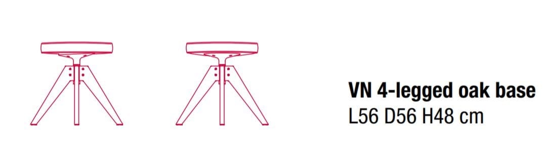 Съемный мягкий поворотный стул MDF Italia ARCH-00085866 - Вид №3