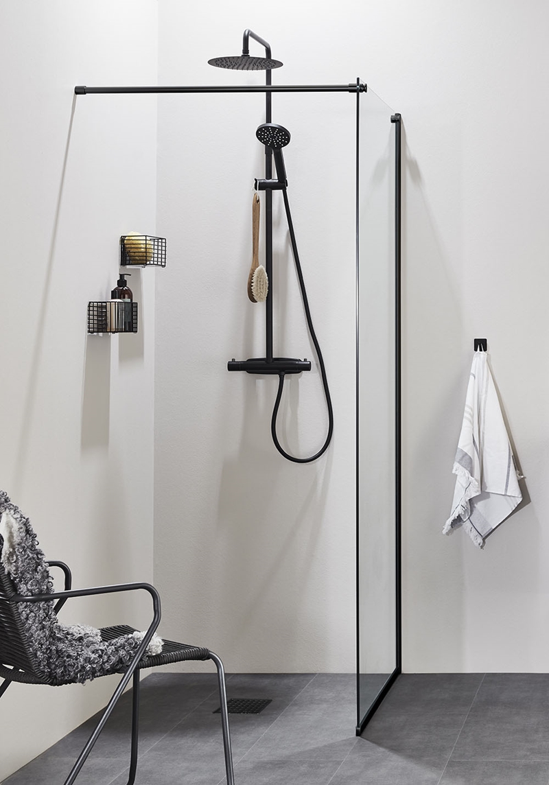 310104 На Крыше Душ Studio Черный M 250Mm Душевая Головка Noro  Черный  - Вид №5