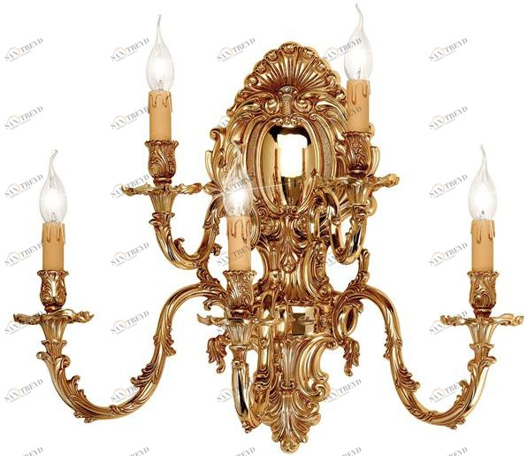 Possoni Illuminazione Французский золотой настенный светильник Versailles 093/a5