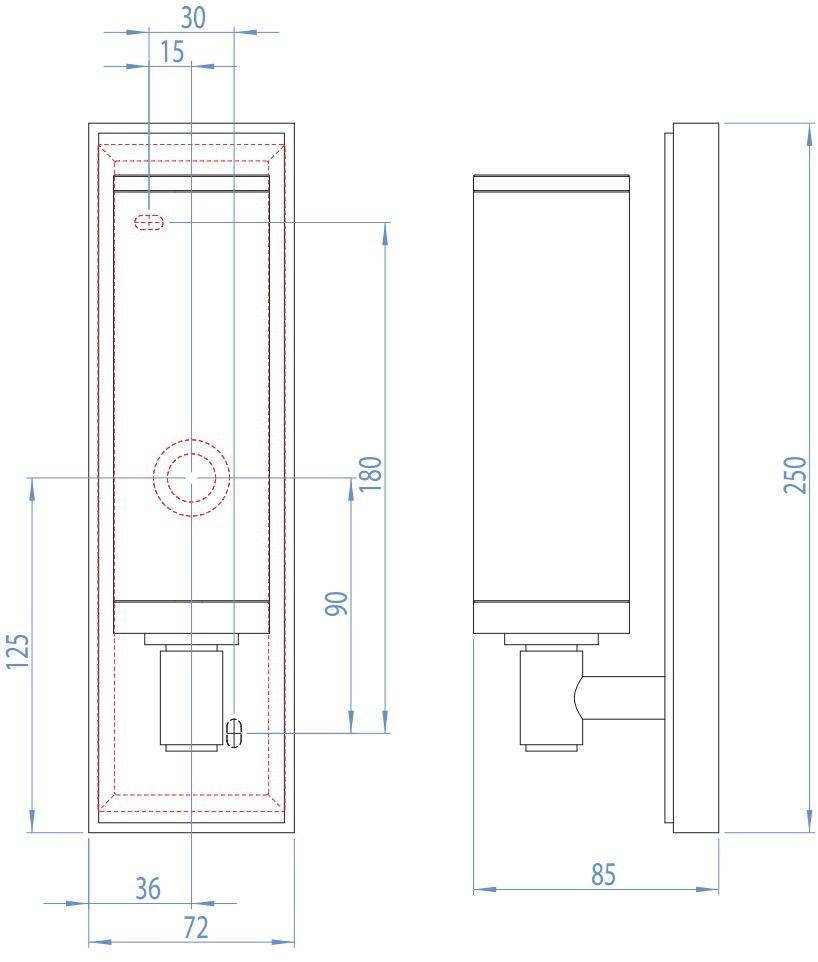 Astro Lighting Бра из цинка для ванной  1147001  - Вид №4
