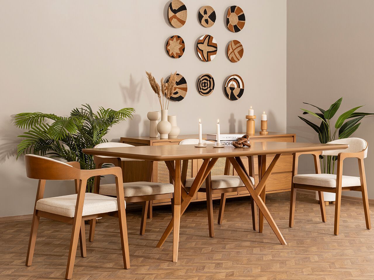 Деревянный прямоугольный обеденный стол NDESIGN глина ARCH-00106733 - Вид №3